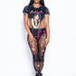 Mesh Ripped See Through Tights